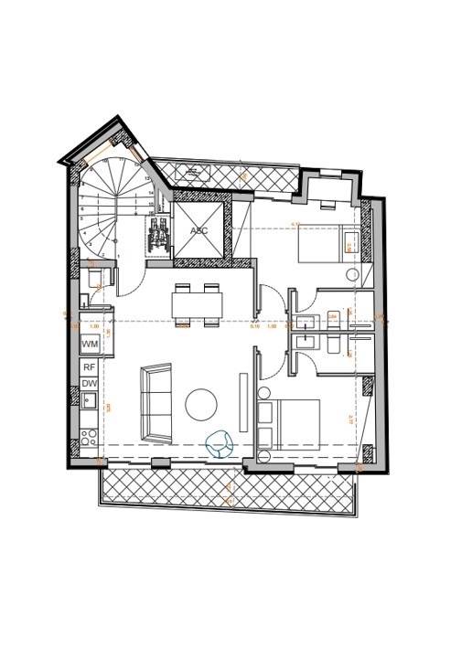 (Προς Πώληση) Κατοικία Οροφοδιαμέρισμα || Πειραιάς/Πειραιάς - 81 τ.μ, 2 Υ/Δ, 295.000€ 