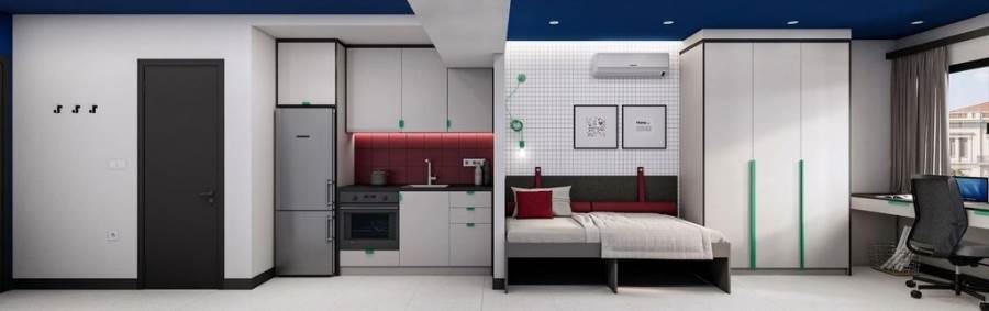 (Vermietung ) Wohnung/Residenz Wohnung || Piraias/Piraeus - 21 m², 1 Schlafzimmer, 630€ 